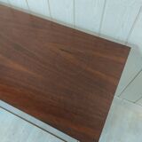Vintage row walnut sliding doors