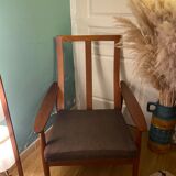 Scandinavian armchair in vintage teak