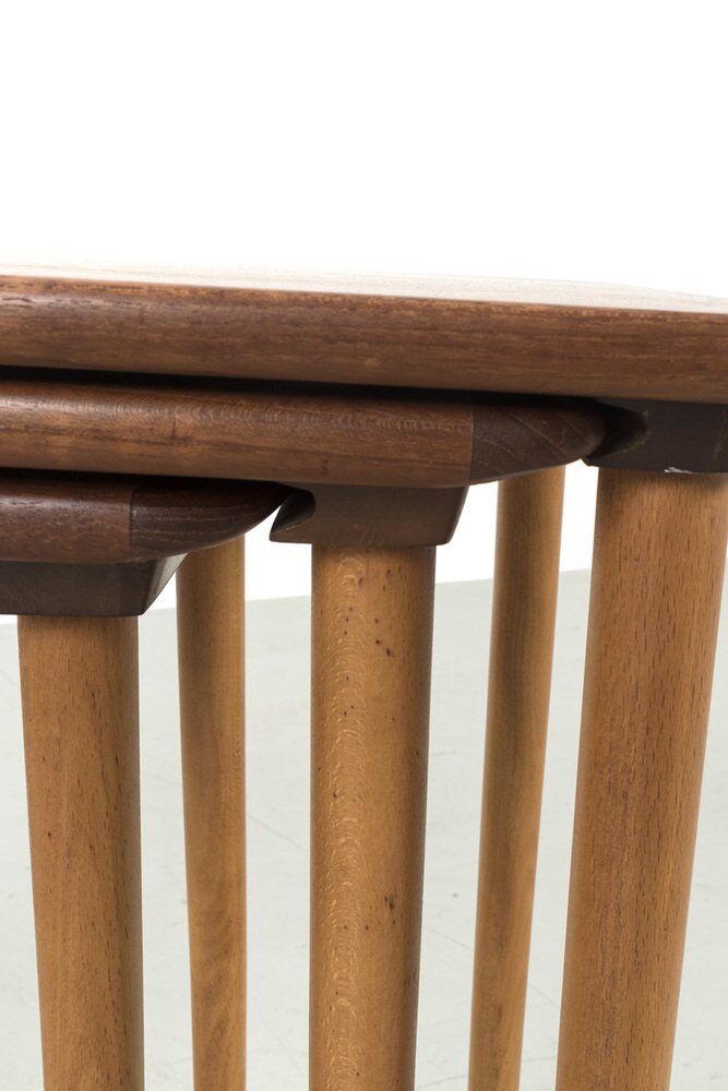 Danish Nesting Tables, Set of 3