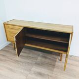 Vintage Scandinavian wooden sideboard