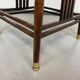 Table d'appoint Jugendstil avec dessus en carreaux bleus par Adolf Loos