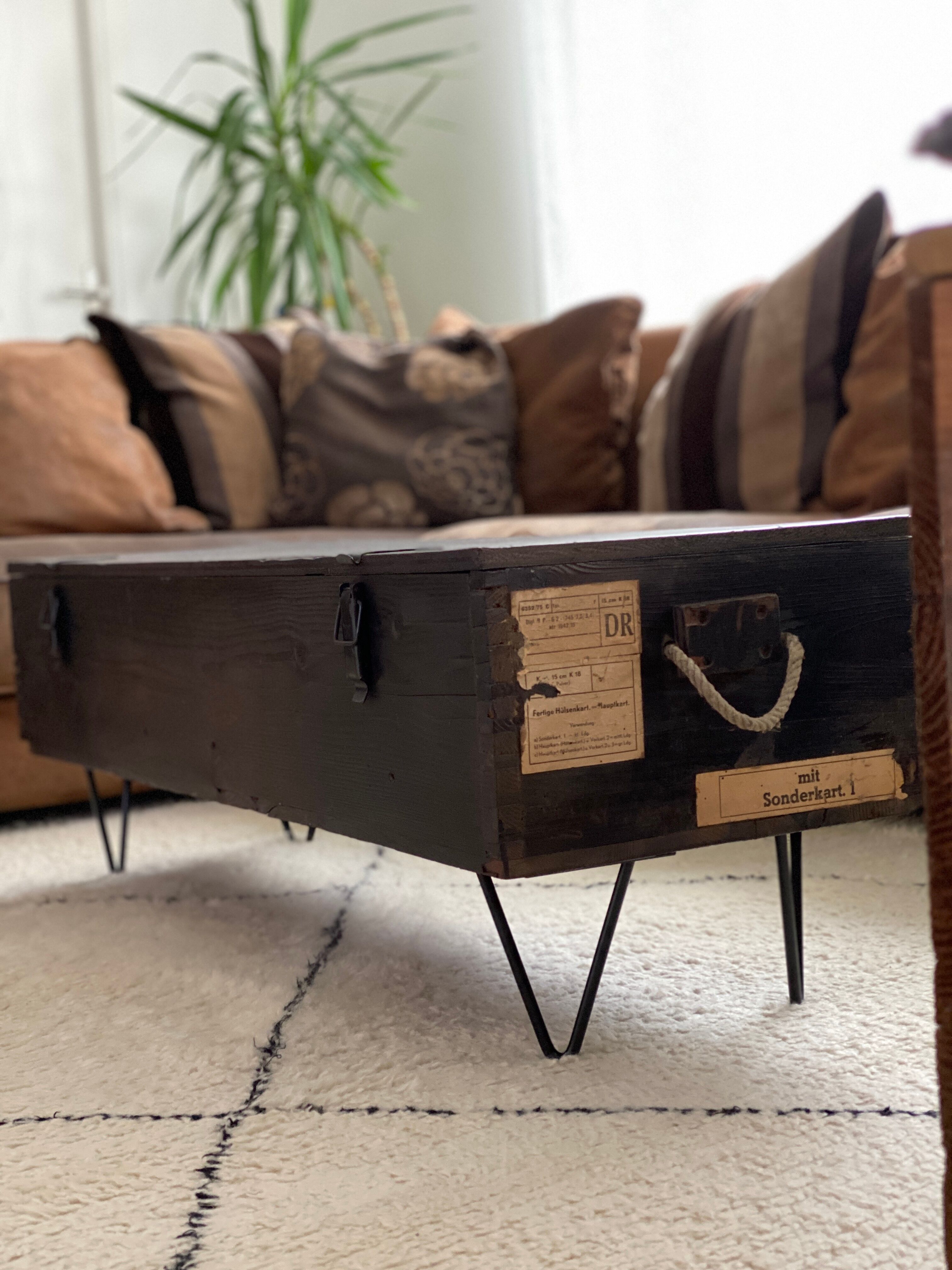 Table basse industrielle