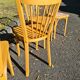 Série de 4 chaises vintage bistrot Baumann 87
