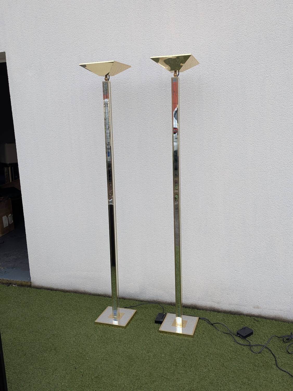 Paire de lampadaires vintage Kott Paris