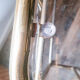 Mid century vintage art deco gold hairdresser