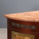 Antique demi-lune buffets in neoclassical style in mahogany from the 20th century.