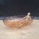 Val Saint Lambert pink salad bowl