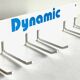 Vintage white metal wall trade coat rack