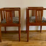 Pair of mahogany armchairs from the 1920s