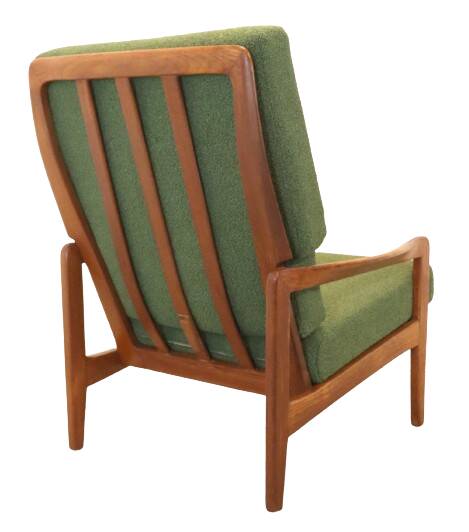 Fauteuil vintage en teck, milieu XXème