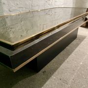 Table basse Belgo chrome par Roger Vanhevel années 70