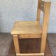 Old vintage wood child chair