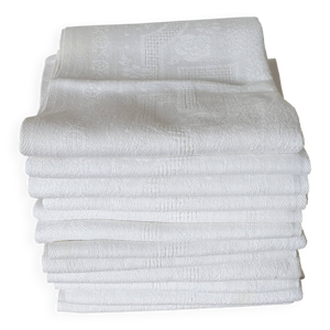 12 serviettes de table - coton