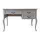 Louis XV style desk in grey painted wood