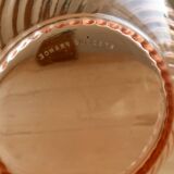 Vintage glass salad bowl Rosaline Arcoroc