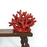 Red ceramic coral