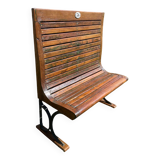 Old Parisian metro bench