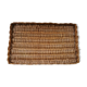 Vintage braided wicker platter