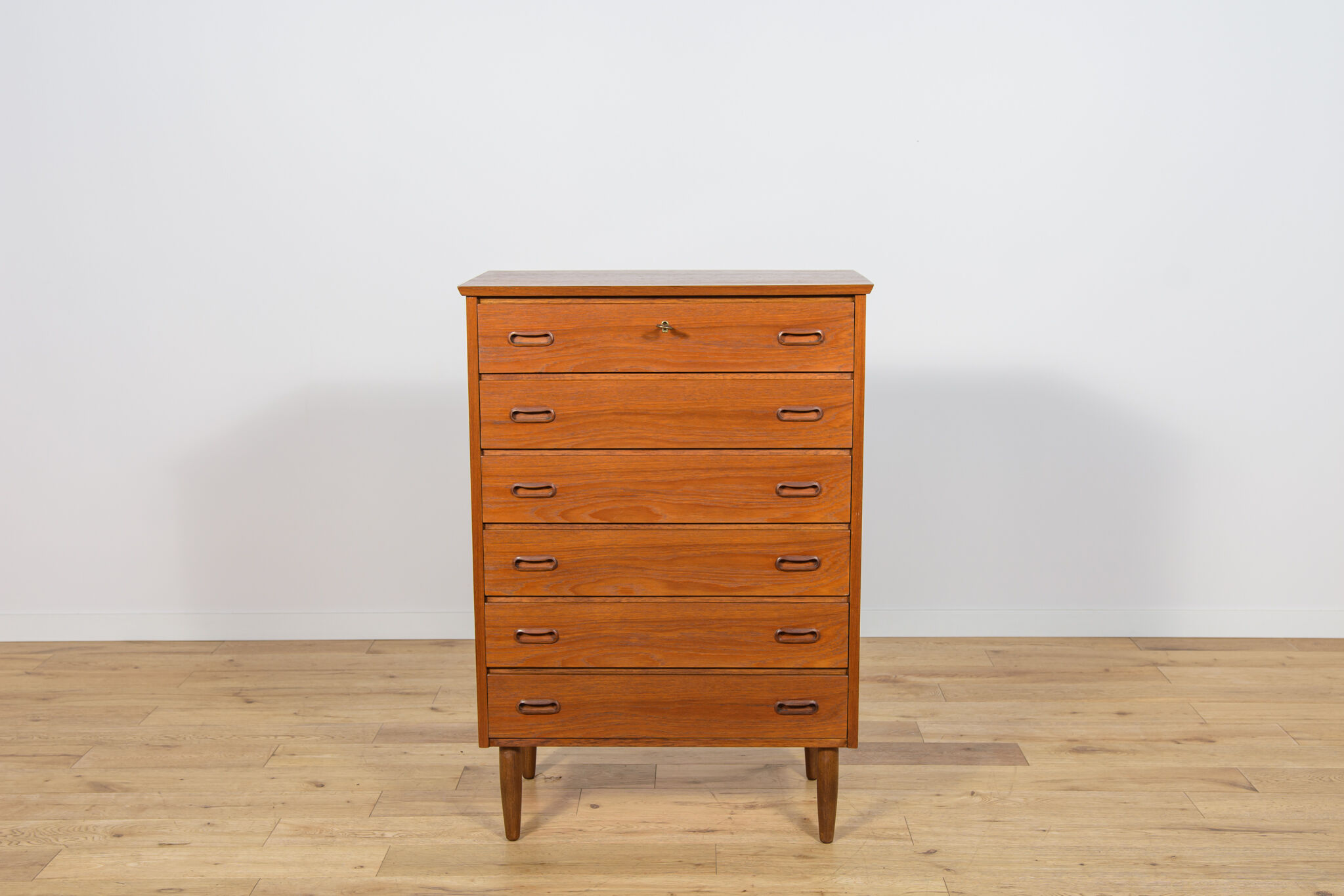 Mid-century teak dresser, Denmark, 1960s