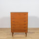 Commode en teck des années 60, Danemark.