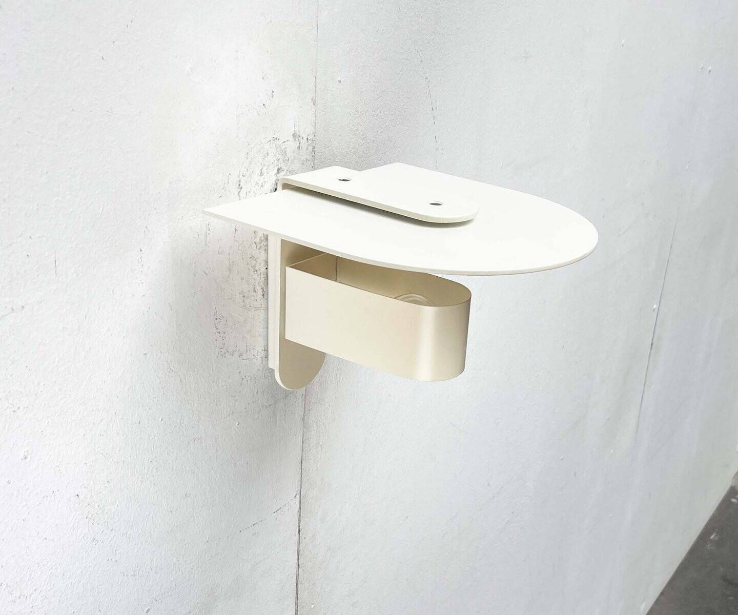 Mid-Century Modern Danish Minimalist Model 3020 Kasket Wall Lamp by Jørgen Klinkby for Lyskaer, 1960s