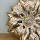 Vintage wall light in gold metal