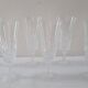 6 crystal flutes