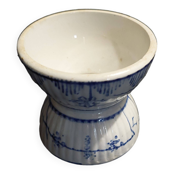 Coquetier diabolo faïence début XXème
