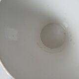 2 coffee set, Digoin, pink leaf décor, 60s