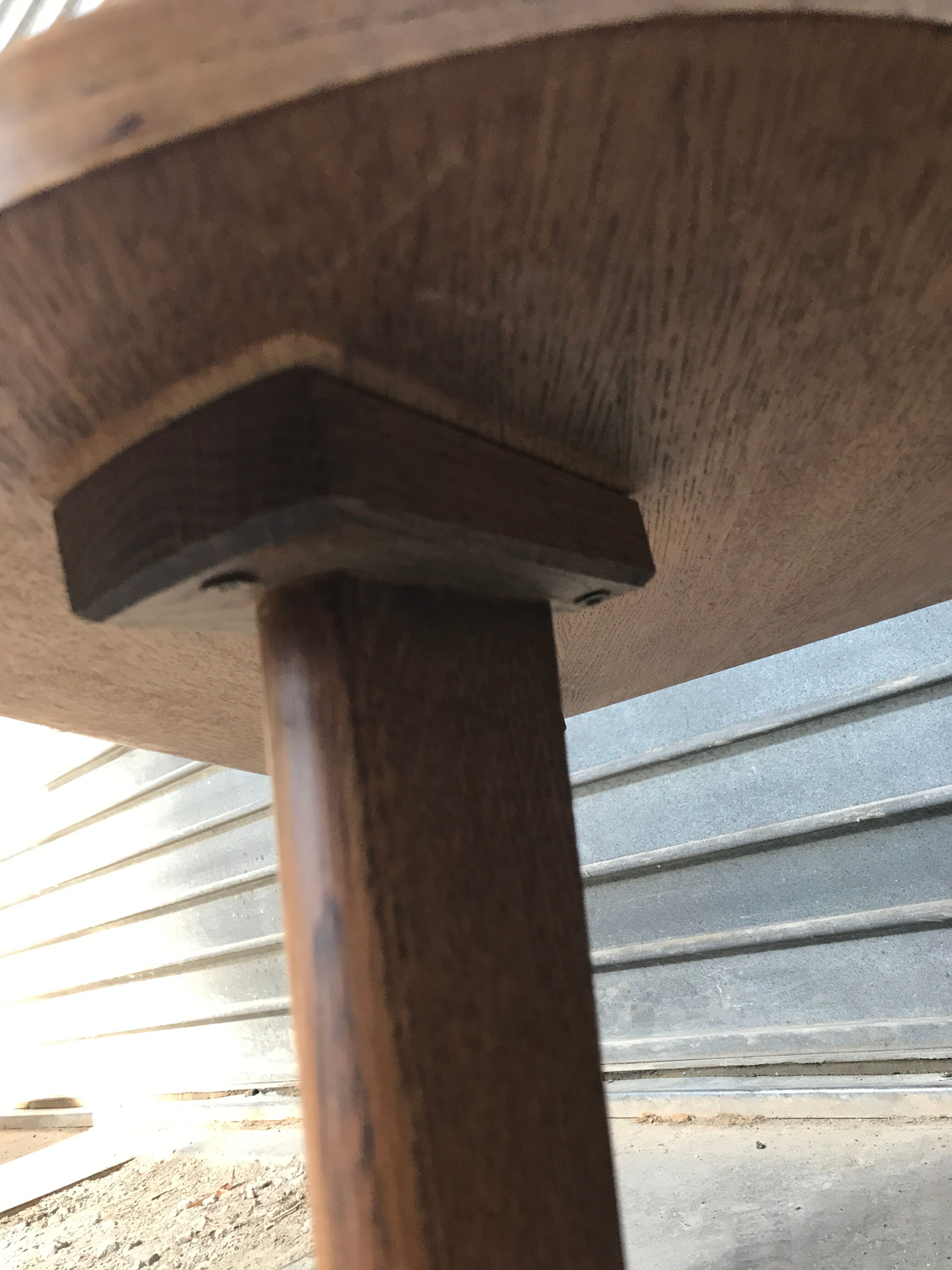 Table tripod base of the 1960s