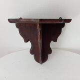 Paire d'étagères anciennes en bois sculpté