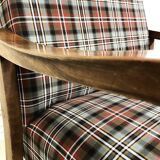 Scandinavian armchair with scottish tiles