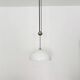Adjustable Posa Pendant Lamp with Porcelain Shade by Florian Schulz