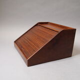 Walnut office storage box