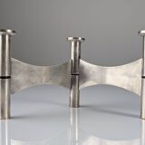 CNGT 1978 Tennis Award: Ravinet d'Enfert Silver Plated Candlestick