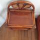 Vintage rattan bedside
