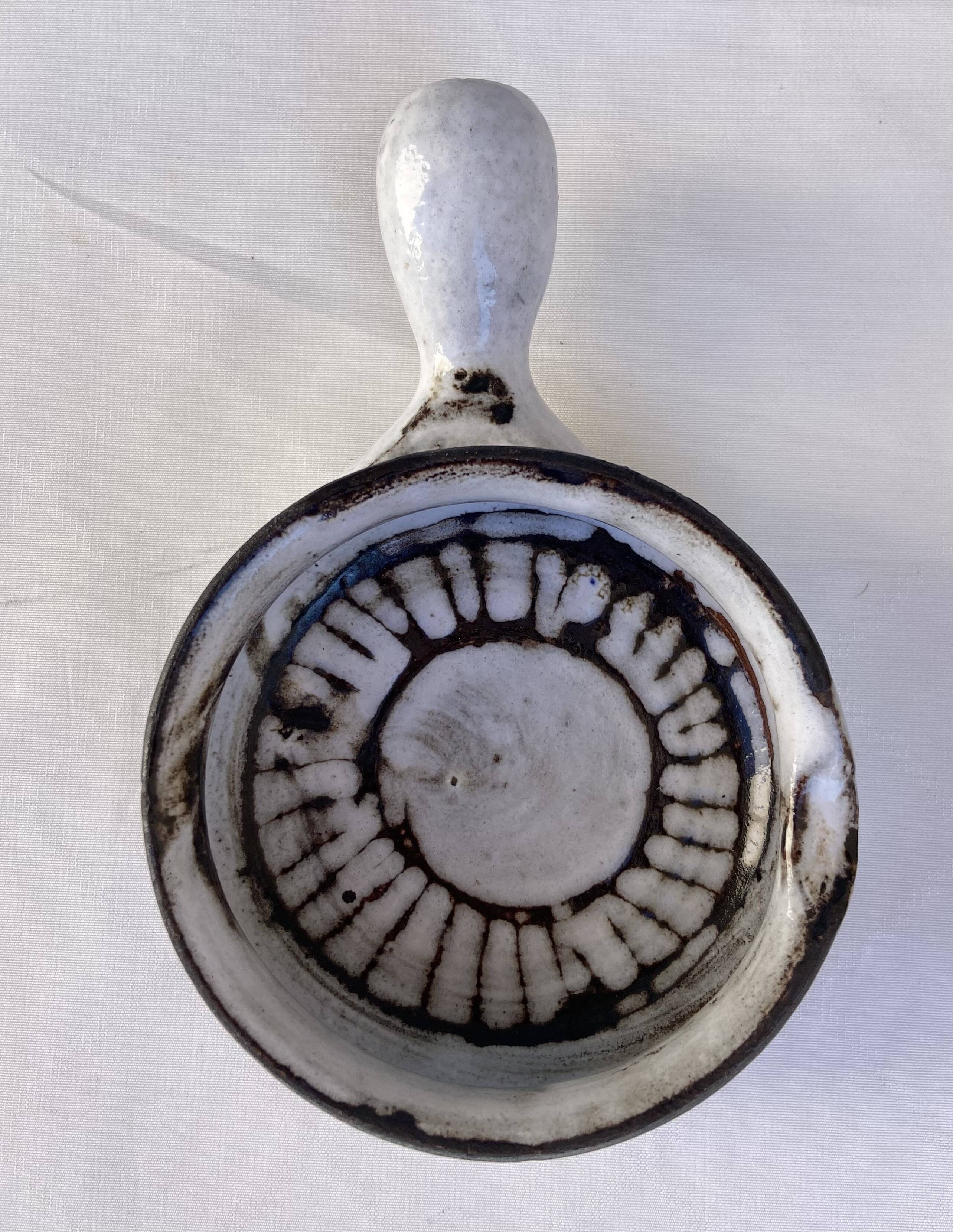 Two fondue pots by Albert Thiry