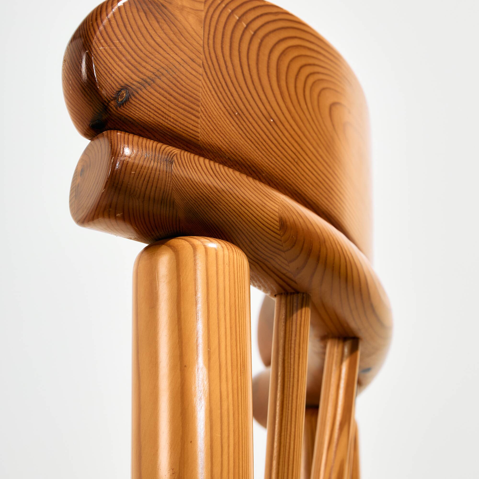 Pine dining chair by Rainer Daumiller, Set of 6