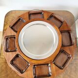Plateau tournant Lazy Susan, design scandinave des années 60