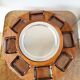 Plateau tournant Lazy Susan, design scandinave des années 60