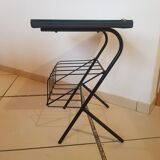 Table d'appoint porte vinyle