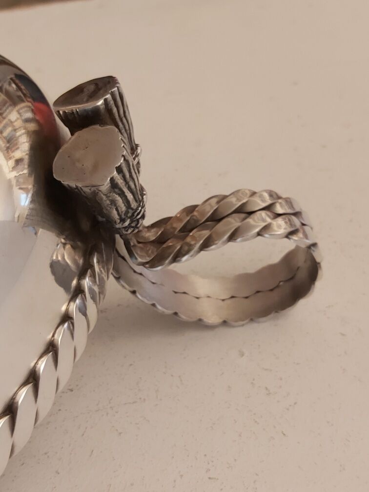 Empty pocket Maria Pergay silver metal