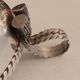 Empty pocket Maria Pergay silver metal