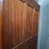 Mahogany and veneer wardrobe – Louis XVI style – Late 19th century