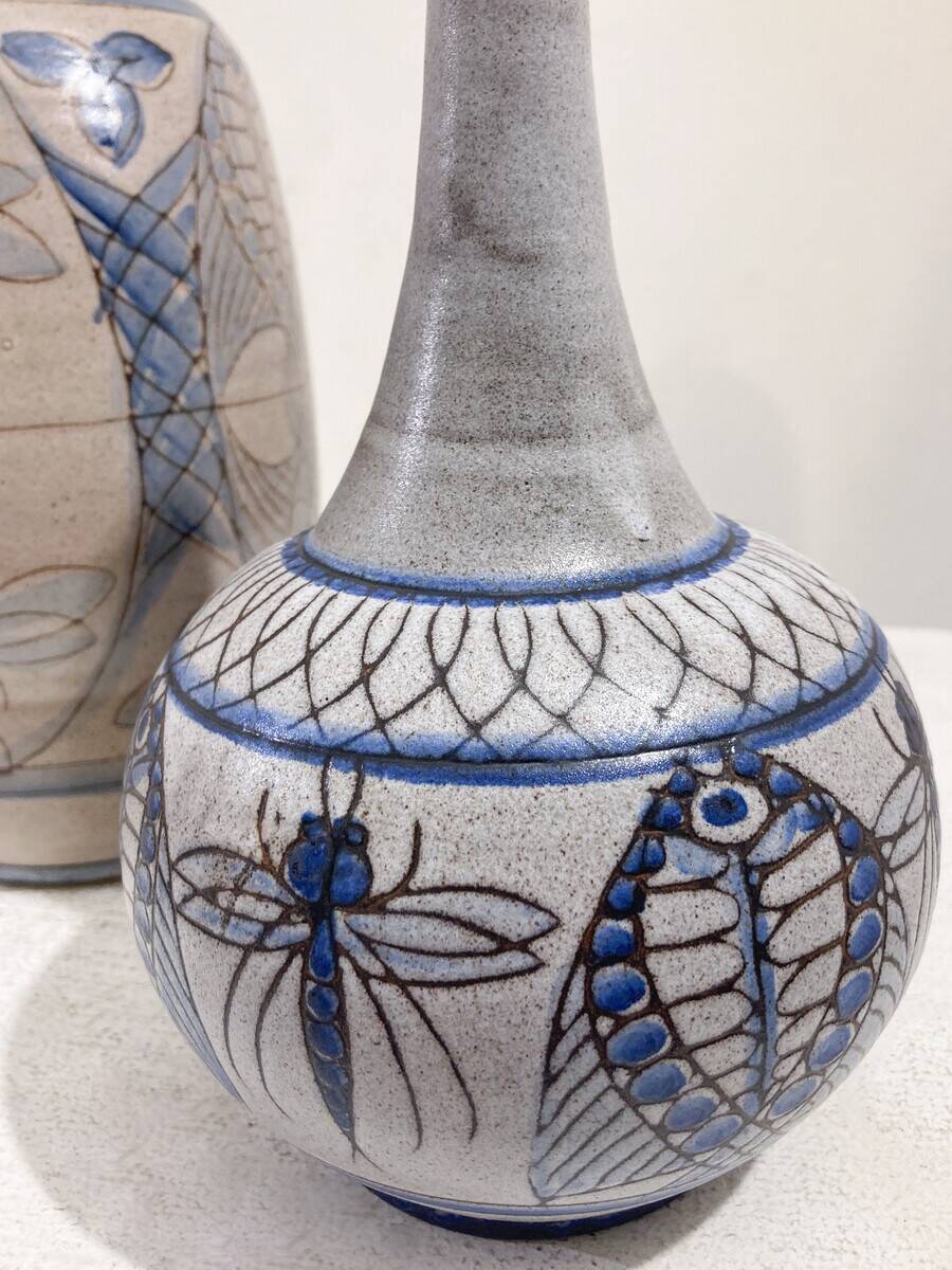 Mid-Century Modern Set of Ceramic Vases