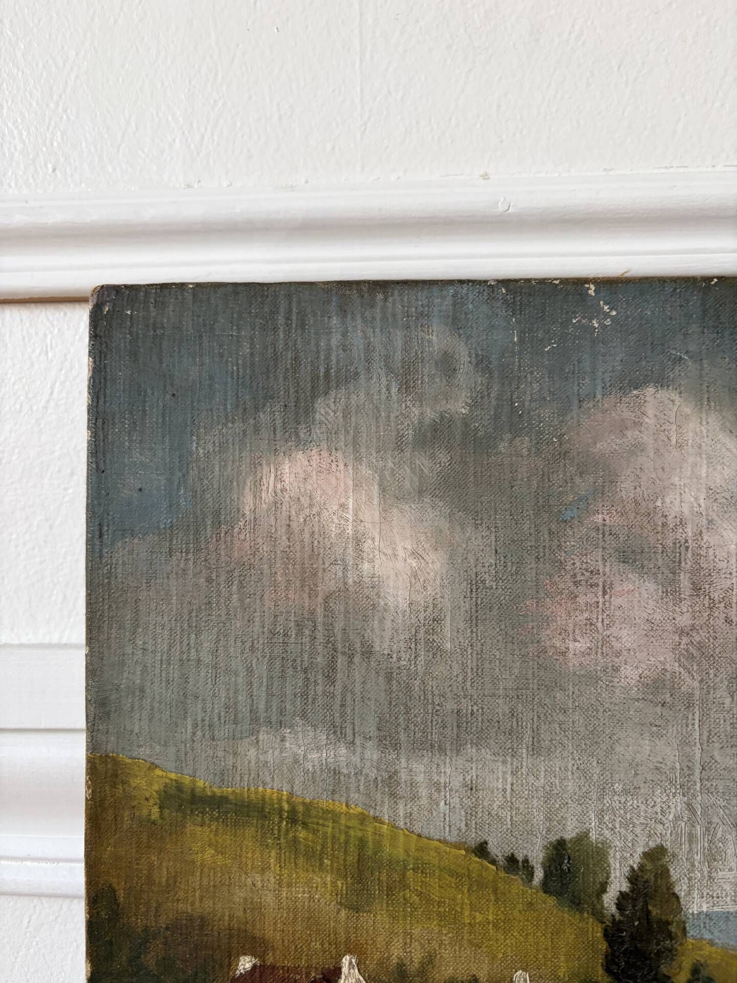 Oil painting landscape signed Marcel Ayral