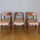 6 candinave teak chairs from the 60s
