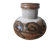 Vintage Strehla round vase, ceramic, East Germany, 1960s/70s