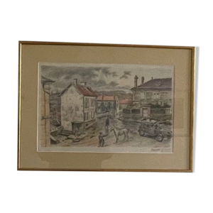 Dessin Montreuil -aux-Lions