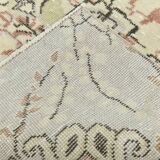 7x10 Cream Brown Oriental Vintage Area Rug, 203x308Cm SK 23587